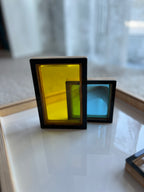 Układanka sensoryczna Little Mondrian – Kreatywny sorter geometryczny 3w1