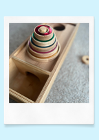 H+ Wieża Hanoi, pudełko z kulką Montessori