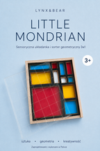 Układanka sensoryczna Little Mondrian – Kreatywny sorter geometryczny 3w1