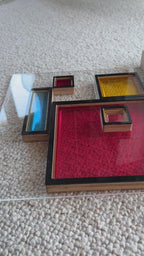 Układanka sensoryczna Little Mondrian – Kreatywny sorter geometryczny 3w1